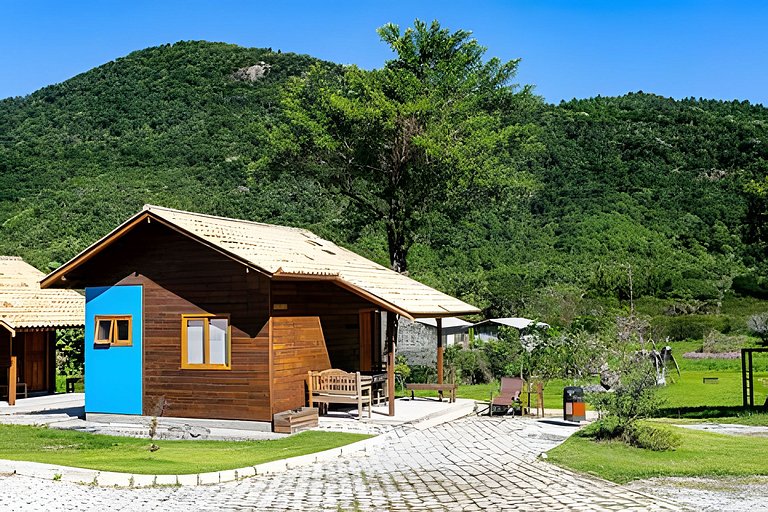 Charmosa Cabana em lindo sítio. Wi-fi e Ar - cab8