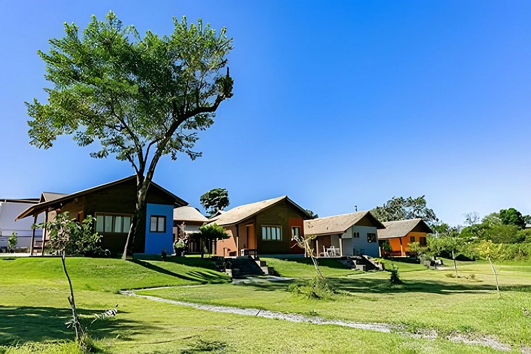 Charmosa Cabana em lindo sítio. Wi-fi e Ar - cab8