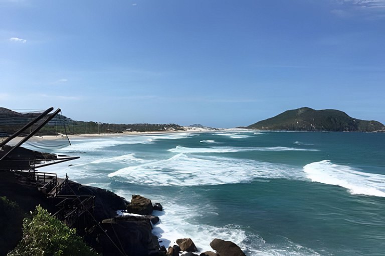 Costão do Santinho/wi-fi/AR/churrasqueira - SBR203