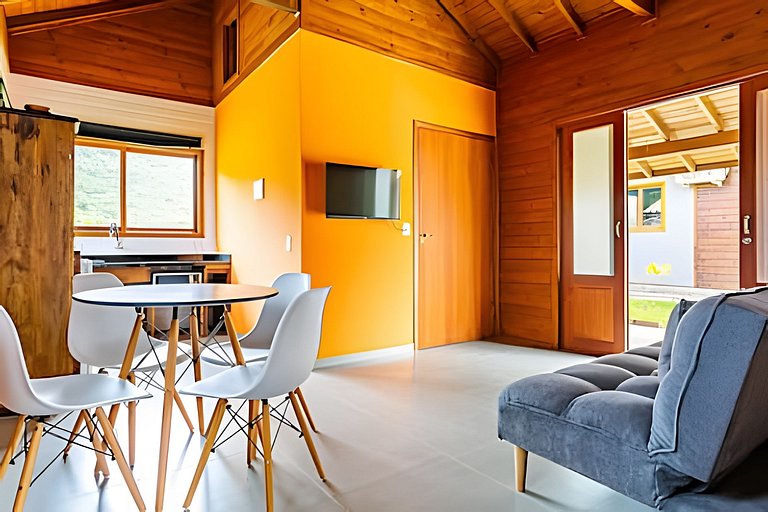 Charmosa Cabana em lindo sítio. Wi-fi e Ar - cab6