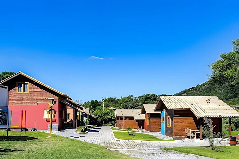 Charmosa Cabana em lindo sítio. Wi-fi e Ar - cab6