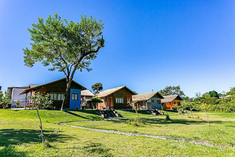 Charmosa Cabana em lindo sítio. Wi-fi e Ar - cab8