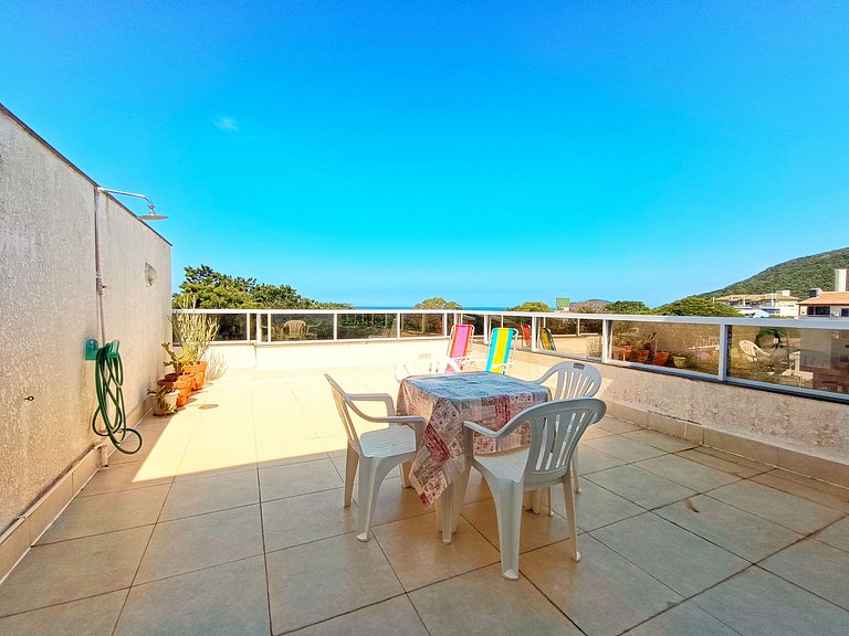 Cobertura loft, Incrível vista mar! - SBR501