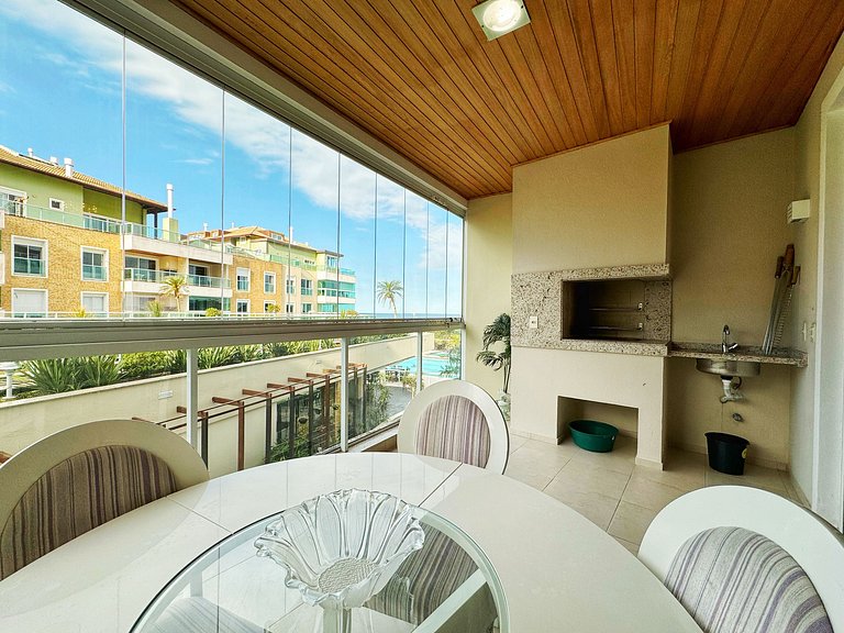 Luxo de apto. Condomínio Clube - ASR105-3