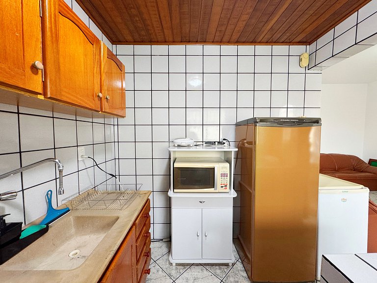 Apartamento, Ar, Churrasqueira a 800m mar -CNO201