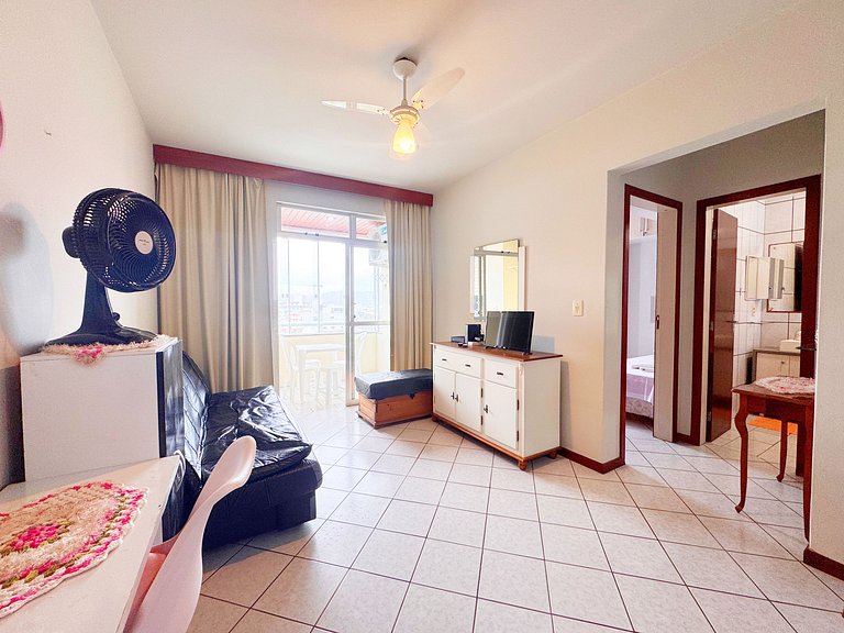 Apê no centrinho dos ingleses, vista mar - TPZ402