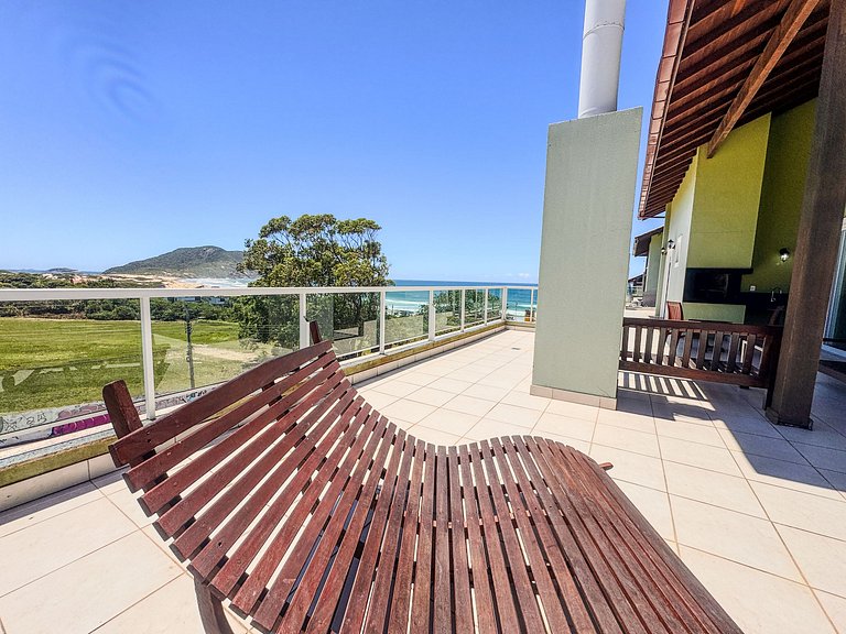 Cobertura pé na areia, Praia do Santinho - ASR004