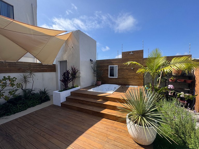 Casa com Jacuzzi Aquecida e Trilha p/Praia - SCR33