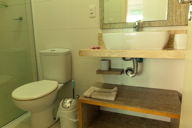 2 Suítes, Ingleses Norte, Piscina, 500m mar-BRI101