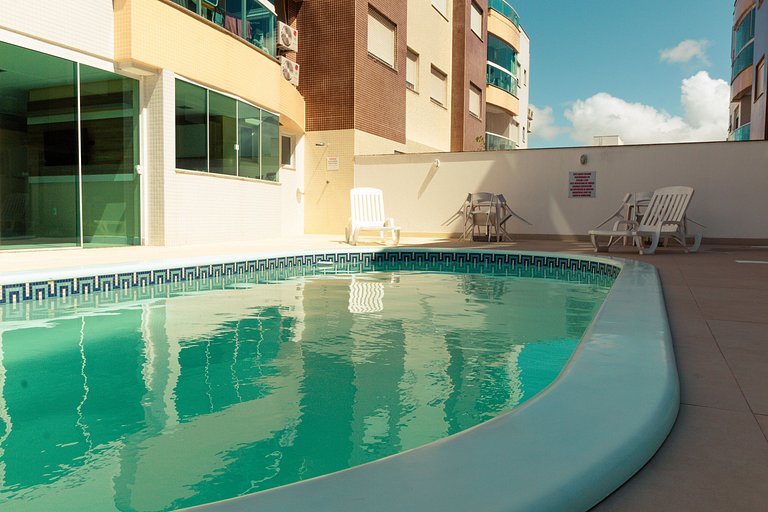 2 Suítes, Ingleses Norte, Piscina, 500m mar-BRI101