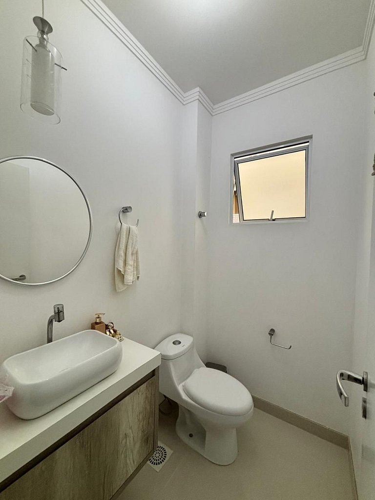 4 suites, área gourmet, meia praia - SOL1001