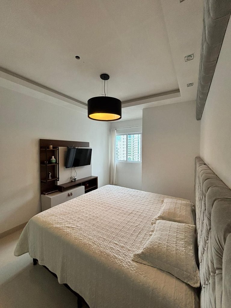 4 suites, área gourmet, meia praia - SOL1001