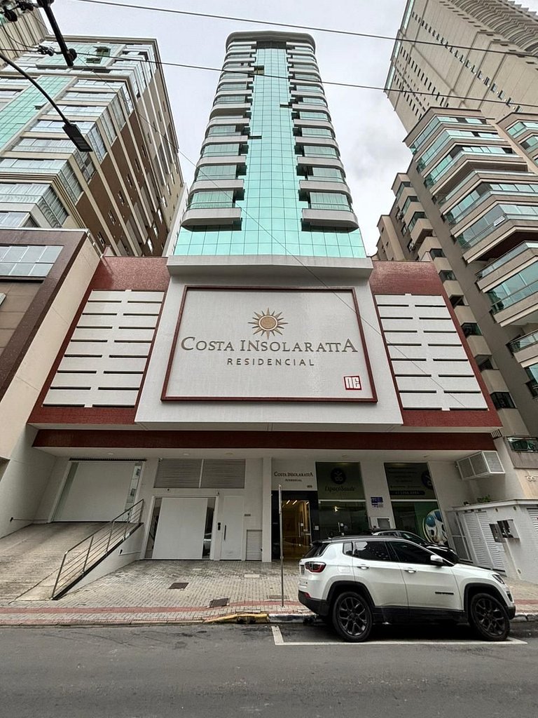 4 suites, área gourmet, meia praia - SOL1001