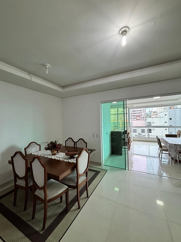 4 suites, área gourmet, meia praia - SOL1001