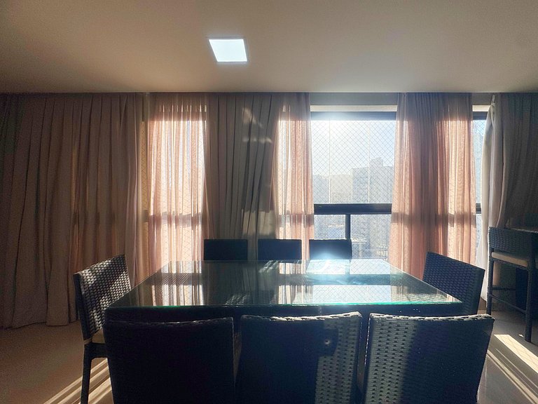 Apto. luxo, 3dorm, meia praia 300m mar - ZUR1204