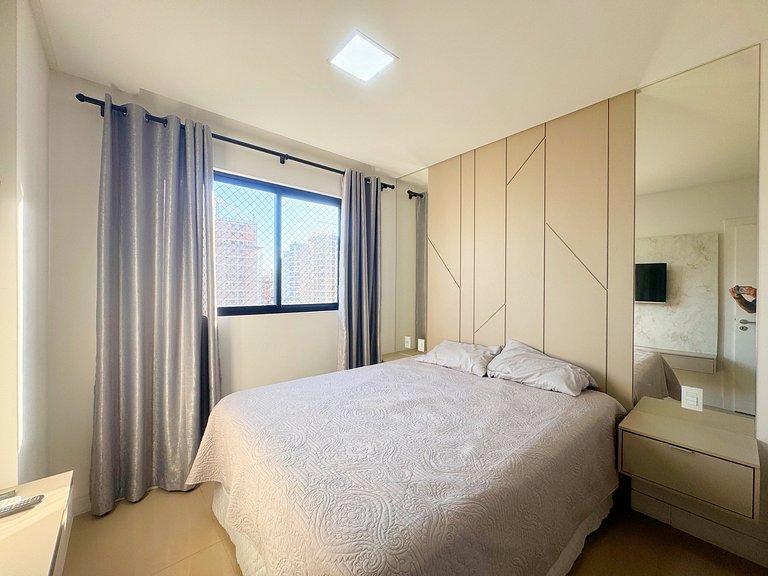 Apto. luxo, 3dorm, meia praia 300m mar - ZUR1204